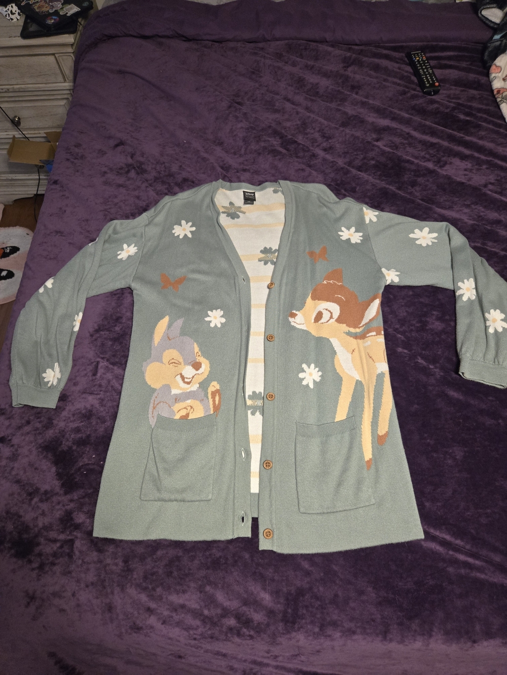 Womens Bambi & Thumper Cardigan - Disney Her Universe